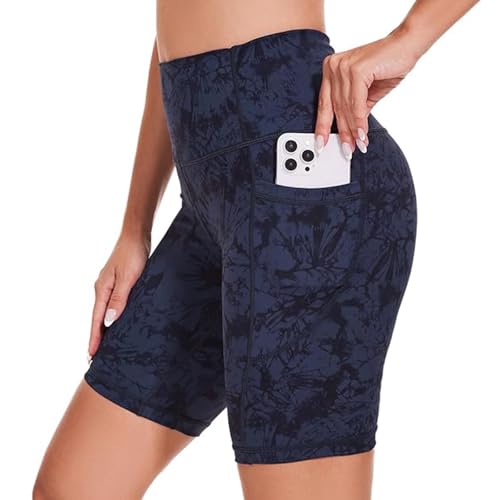 Image of iniber High Waisted Yoga Pants with Pockets for Women 4-Way Stretch Soft Running Workout Leggings Athletic Yoga Pants