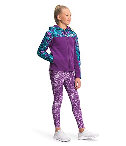 The North Face Youth Printed Freestyle Fleece Hoodie, Gravity Purple/Deep Lagoon Constellation Camo Print, L #TOP2