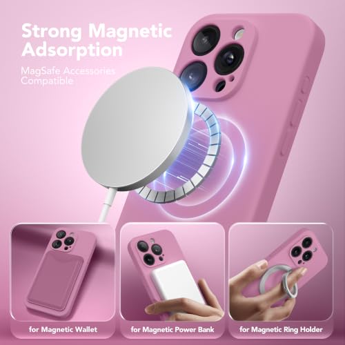 Image of Magnetic for iPhone 16 Pro Max Case Silicone Blackcurrant