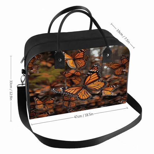 Maletín ligero para portátil con diseño de mariposas miniatura 2