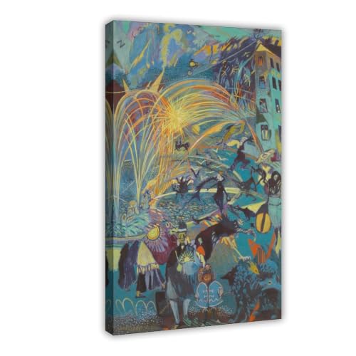 Affiches sur toile de Leon Spilliaert : Feux d'artifice au cirque, déco vintage