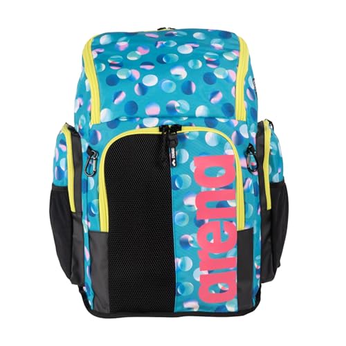 Image of ARENA Spiky III Backpack 45 Swimming Athlete Sports Gym Rucksack Large Training Gear Equipment Swim Bag for Men and Women, 45 Liters, Confetti