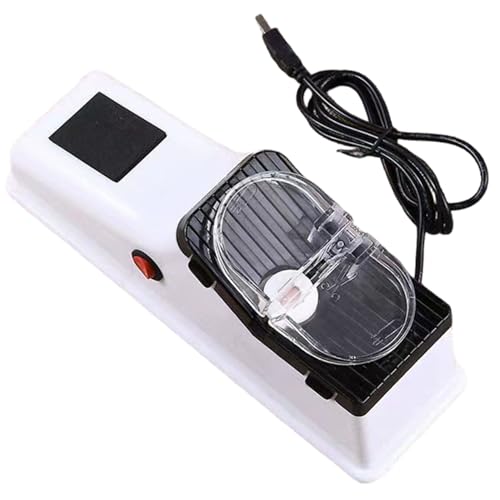 Afilador de cuchillos eléctrico: pulido rápido con base antideslizante para cocineros caseros