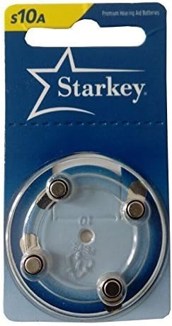 Starkey Hearing Aid Batteries Size 10 Premium Hearing Aid Batteries, 40 Pack