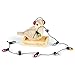 Enesco Heart of Christmas Tangled in Lights Bird Figurine, 1.77 Inch, Multicolor