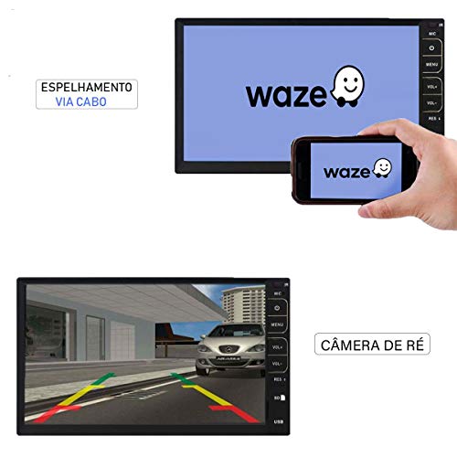 Kit Central Multimídia JETTA Mp5 / Mp8 + Moldura + Câmera