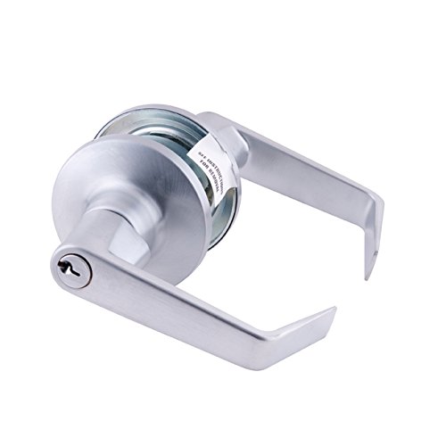 MaxGrade T600MO26D Grade 2 Commercial Classroom ADA Tubular Leverset Lockset, MO Lever Design, Satin Chrome
