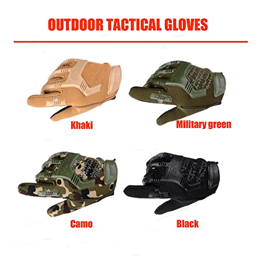 Camo Hunting Gloves,Waterproof Warm Glove,Lightweight Pro Anti-Slip Shooting Full Finger Mitten,Deer & Turkey Hunting Accessories And Clothing,Camouflage Gear Archery Accessories #TOP1
