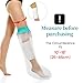 CIVJET Cast Covers for Shower Leg, Waterproof Cast Cover for Showering/Swimming, Cast Protector for Shower Leg Adult, Water Proof Shower Boots for Foot after Surgery, Knee, Ankle, Boot (Diameter-7.9