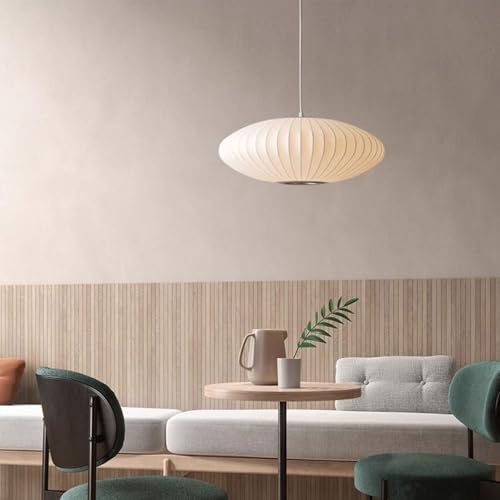 Lámpara colgante moderna E27 de forma plana ajustable para techo interior 4