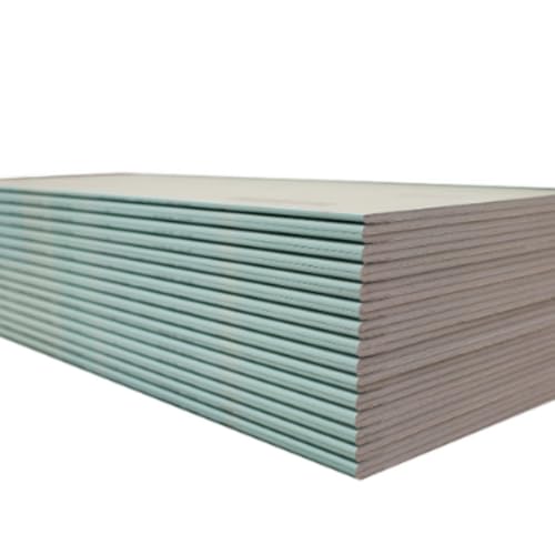 FORTUNATO Lastra Pannello Cartongesso 12 Pezzi Innovativa Ambienti Umidi 1200 x 2000 mm Isolamento Termico Acustico