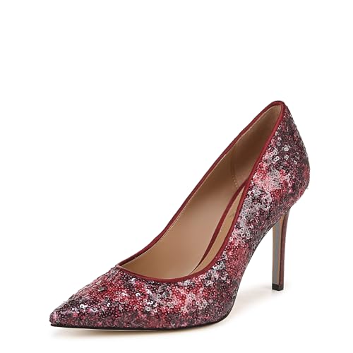 Sam Edelman Women's Hazel Pump Deep Cabernet Sequin 8 Medium