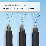 Paper Mate Gel Pen, Profile Retractable Pen, Medium Point (0.7 mm), Blue, 36 Count