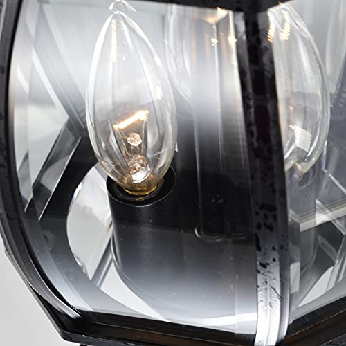 Nuvo 60/896 Three Light Hanging Lantern, Black #TOP5