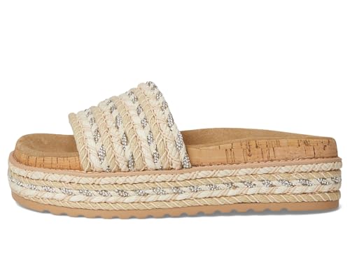 Steve Madden Steve Madden Women's Beller Platform Sandal, Natural Multi, 7