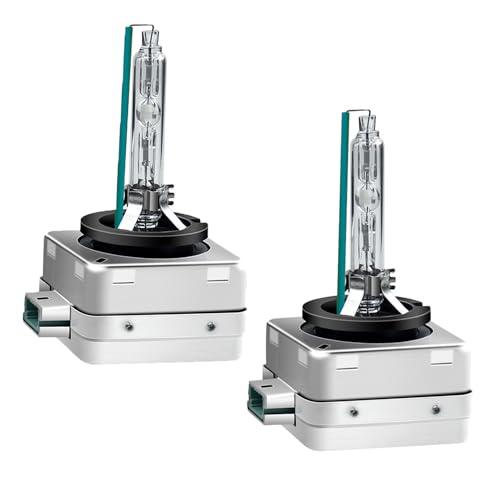 YOUNLEN D1S Xenón HID Bombillas 6000K 12V 35W Bianco HID Auto Lámpara,Blanco Faro Delantero De Coche(2 Bombillas)