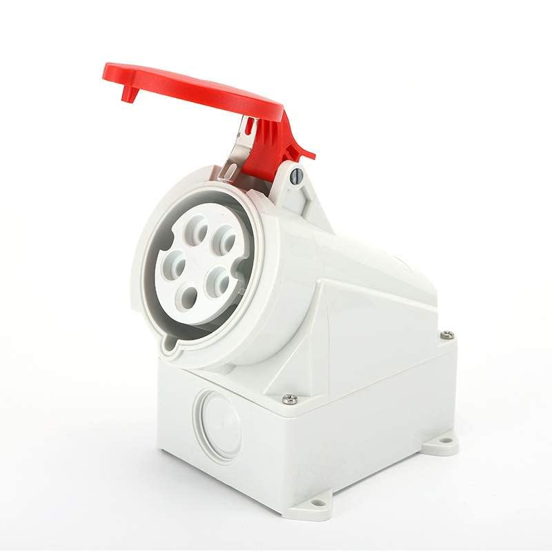 IEC60309 Waterproof CEE Industrial Connector Socket 5Pin 16A 380V-415V 3P+E+N IP44 (Type-2）
