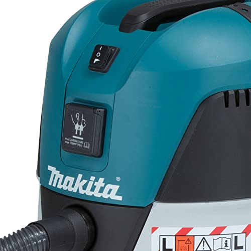 Makita 25L L-Class Push & Clean Wet/Dry Dust Extractor, Onboard Tool Outlet with Auto Start, Anti-Static Hose by Makita - Image 5