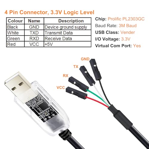 Convertisseur série de 0.9m pour programmer vos modules Arduino et Raspberry Pi à la maison