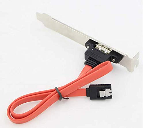 Línea deflectora E-SATA de un solo puerto de SATA a eSATA adaptador de línea chasis E-SATA bafle