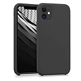 kwmobile Cover Compatibile con Apple iPhone 11 - Custodia in Silicone TPU - Back Case Protezione Cellulare Nero