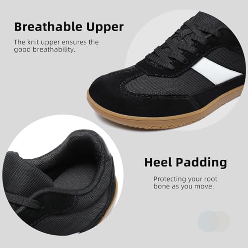 HSQ Womens Casual Fashion Barefoot Shoes | Wide Toe | Minimalist | Zero Drop | Lightweight Breathable Walking Shoes3