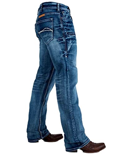 B. Tuff Western Jeans Mens Casey Ii Bootcut Mid Rise Med Mcasii3