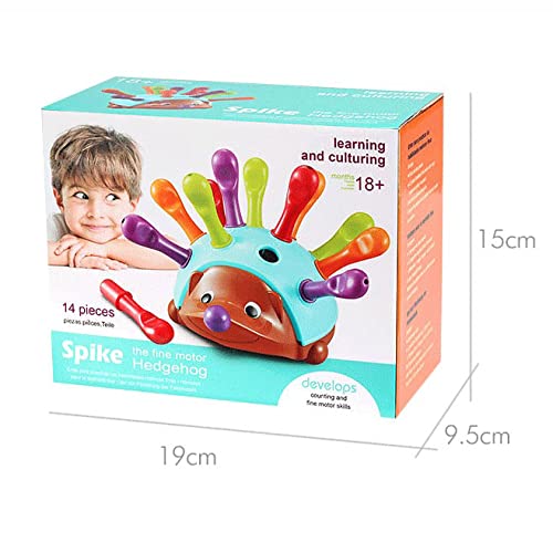 Image of PATPAT� Creative Toy Pull Out Toy Hedgehog Toys for Kids Spike The Fine Motor Hedgehog, Fine Motor and Sensory Toy, Toys for Babies, Educational Toys for Kids, for Baby Ages 18 Months+