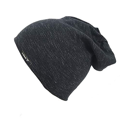 Gorro Beanie Brohood Malha Preto Mescla