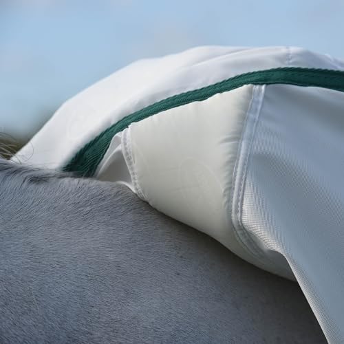Manta de ventilación Weatherbeeta Green-Tec con cuello combinado blanco de 7 pies 7