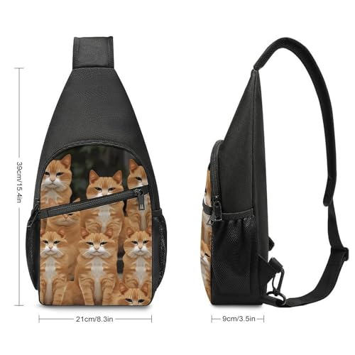 Mochila bandolera casual para mujer y hombre miniatura 2