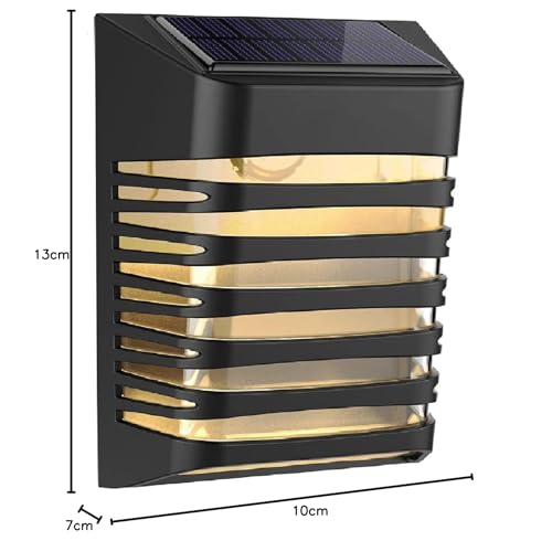 Lampe solaire extérieur étanche avec double mode d'éclairage LED