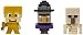 Mattel Minecraft Collectible Figures Witch, Steve in Gold Armor & Iron Golem 3-Pack, Series 1