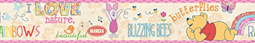 Disney Winnie The Pooh - Cenefa adhesiva para dormitorio
