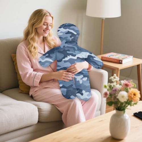 Almohada Human Shape de Terciopelo 82 cm Largo miniatura 6