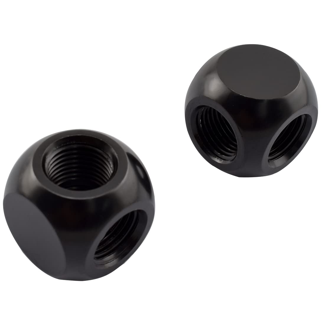 SDTC Tech 4-Pack G1/4" 3-Way Ball Fittings Computer Water Cooling Systems Connectors