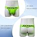 Mens Briefs Jock Strap Rainbow Cotton Men Sport Underwear Jockstrap for Gym Sport (XL, Green+Yellow)