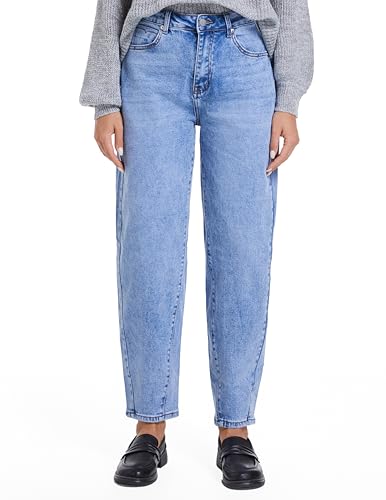 Barrel Jeans for Women High Waisted Wide Leg Stretchy Women's Jeans Baggy Relax Fit Trendy Denim