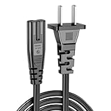 YOSUDA、GUGTTR、WESTIONC、ANCHEER デスク下エリプティカルマシン用2プロング ACエリプティカル電源コード 交換用電源ケーブル 10フィート