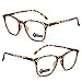 TERAISE Reading Glasses Ultralight Readers Women 2PCS Matte Computer Glasses