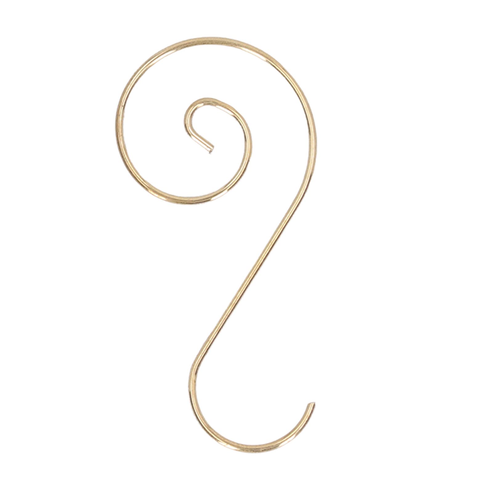 Xolsurg 600Pcs Stainless Steel Decorative Ornament S Hooks Set No ing for Christmas Kitchen Cafe (Golden)