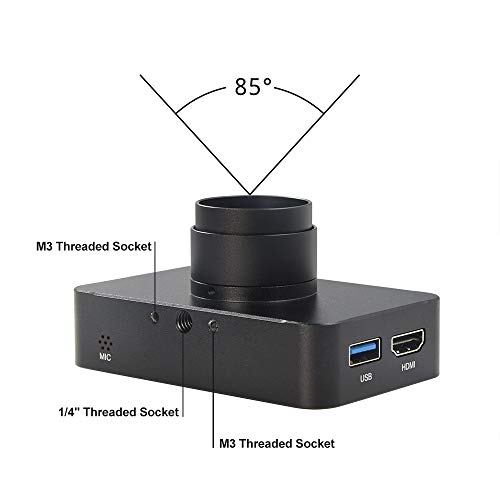 Mokose 12Mp Hdmi Camera 1080P Usb Hd Streaming Webcam, Recording 4K@30Fps Industry C/Cs-Mount Camera With 3.2Mm No Distortion Manual Lens #TOP3