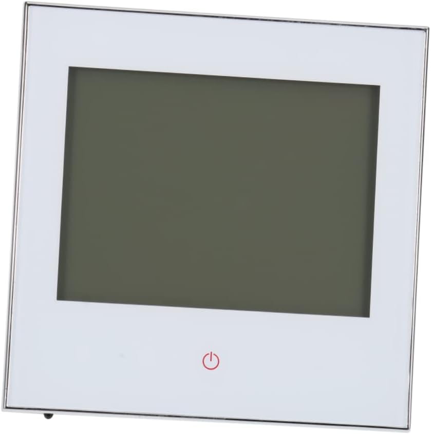 1Pc Programmable Thermostat for Gas Boiler Heating System Digital Temperature Controller with LCD Display Touch Screen and Ntc Sensor for Floor Heating White