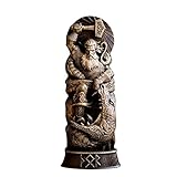 Gallaxy Freyja Statue Freya Nordischen GöTter Schnitz Altar Heidnischen Asatru God Goddes Skulptur Skandinavische Pantheons-B