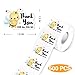 Cute Bee Thank You for All You Do Stickers,Thank You Stickers,Cartoon Bee Stickers,Bee Sticker Rolls,Happy Mail Stickers,Small Shop Sticker,Package Stickers for Small Business, 500 PCS