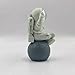 BUBUHSHM Figurine Statue Astronaut Sculpture Spaceman Décor,Sculptures Home Décor,White Shelf Decoration,Tabletop Decoration,Cute Space Figure Ornament(Silver/White Big Astronaut Statue)