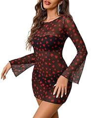 Black Love Heart Print