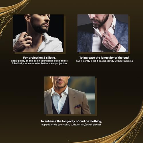 RAYAN Modern Oud Perfume for Men - Arabian Eau De Parfum, 100mL (3.34 Fl oz) Perfumes Arabes Para Hombres, Long Lasting Perfume with Oud, Sandalwood, Cardamom, Amber & Lavender, Ideal Gift for Him - Image 3