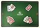 Grimaud Neopren Kartenmatte 40 x 60 cm - Belote/Poker/Tarot/Ecke Spielmatte - rutschfest - perfekte Kartenführung