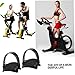Lawnrden Exercise Bike Pedals with Straps,Stationary Recumbent Bike Pedals,1Pair Spin Bike Pedal Replacement for Indoor Exercise Bike Accessory 1Pair